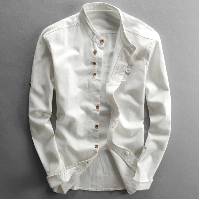 Premium Grandad Collar Shirt