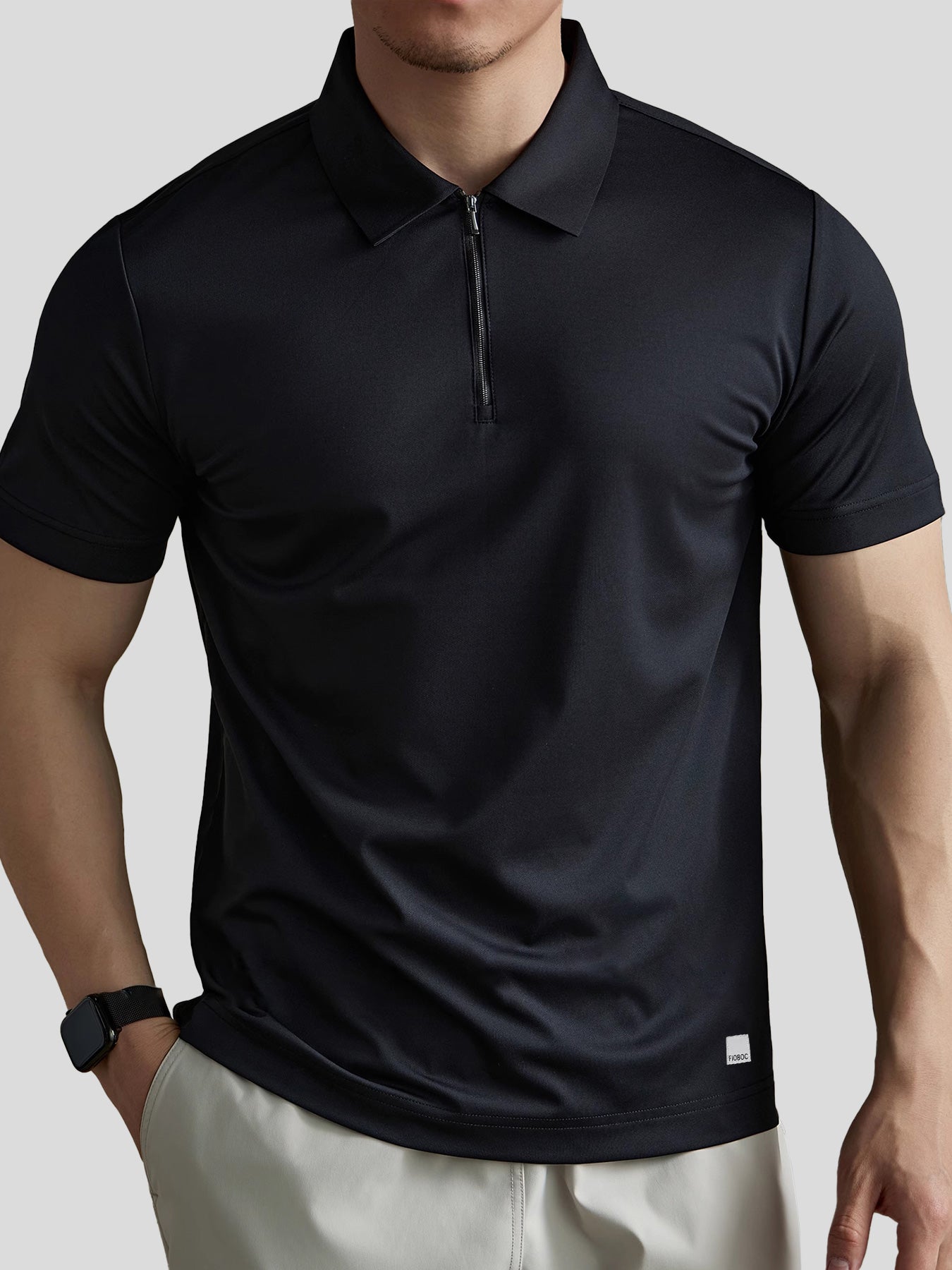 PerformancePro Piqué Short Sleeve Half Zip Polo