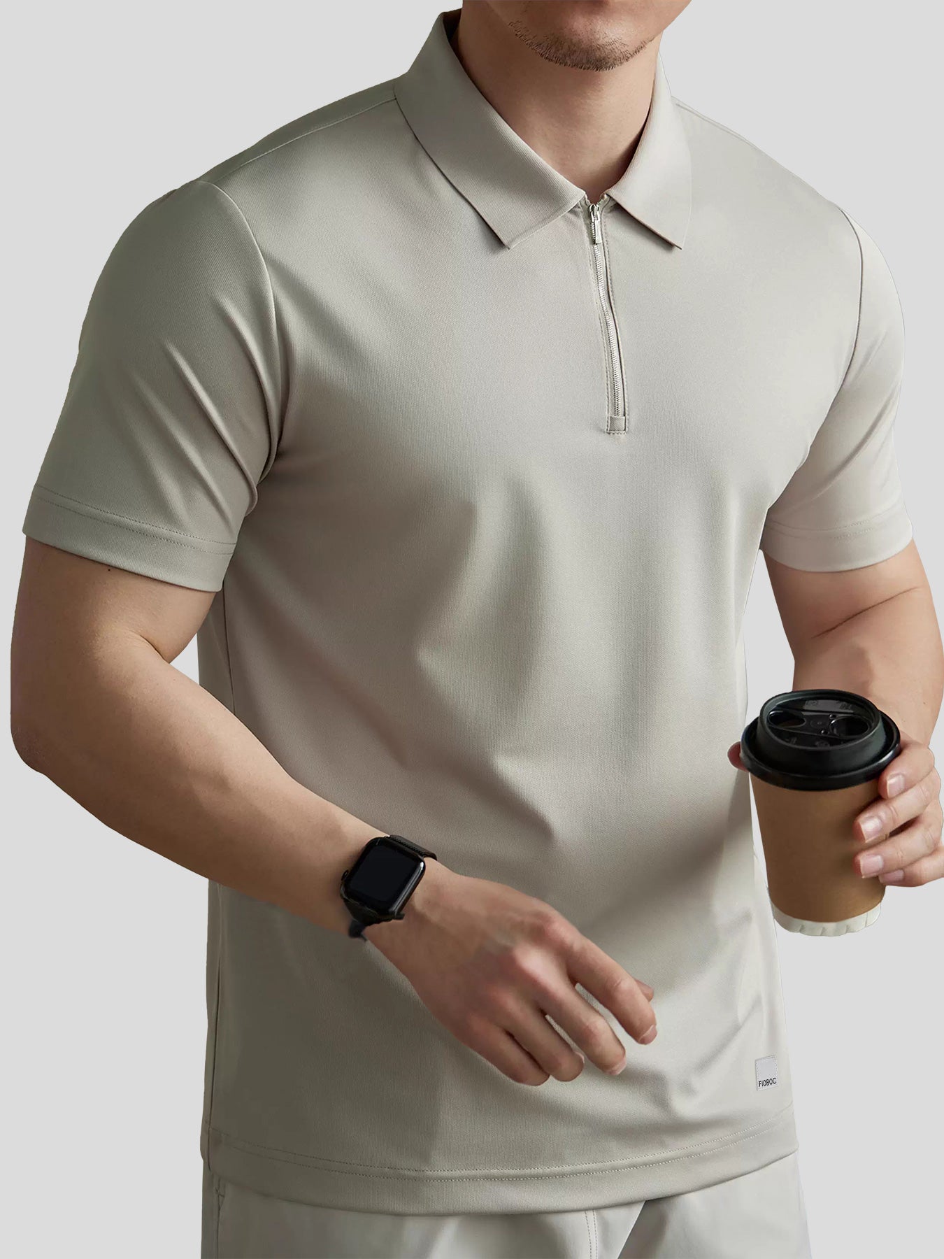 PerformancePro Piqué Short Sleeve Half Zip Polo