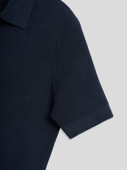 FlexKnit Active Knitted Buttonless Polo