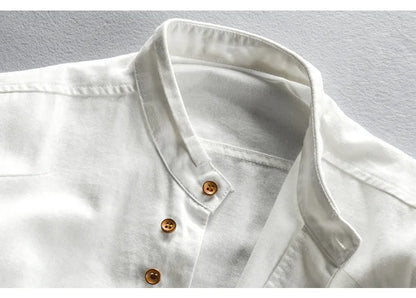 Premium Grandad Collar Shirt