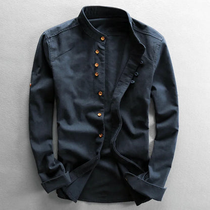 Premium Grandad Collar Shirt
