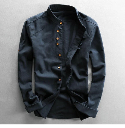 Premium Grandad Collar Shirt