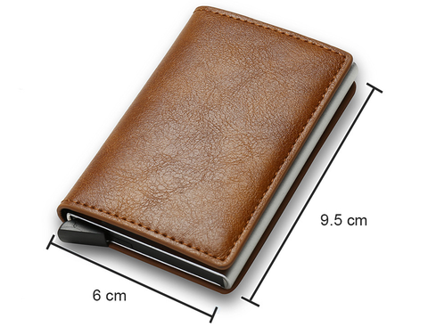 Slim anti-theft wallet